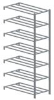 Kit archive simple face,élément suivant, 1000x388mm, ht 2000mm, 7 niveaux, galva