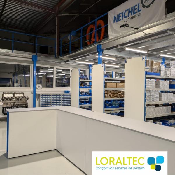 Am�nagement sur mesure d�un nouveau hall de stockage et de pr�paration de commandes