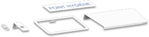 Kit hygiène pour flacon de gel hydroalcoolique