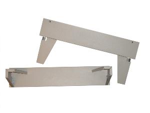 Jeu de pieds pour armoire vestiaire