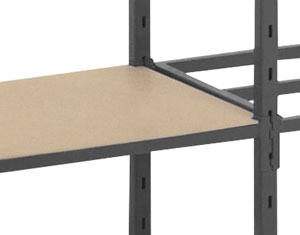 Dessus de tablette isobois 3mm, 1250mm x 600mm, Quick'tube