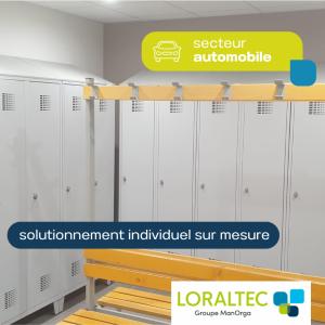 Vestiaires pour concession automobile