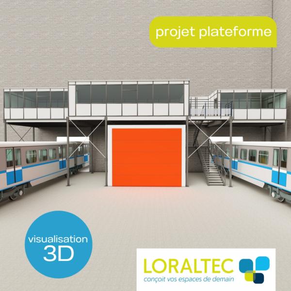 Projet plateforme pour CAF Reichshoffen - Industrie ferroviaire