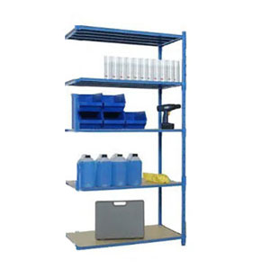 Kit suivant Quicktube, h.2000mm, 1250x600mm, 5 tablettes avec isobois, occasion
