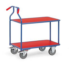 Optiliner-Chariot  plateaux 3601 bleu/rouge